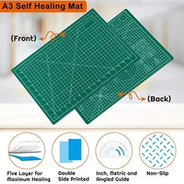 Anezus Self Healing Sewing Mat for Seamless Crafting