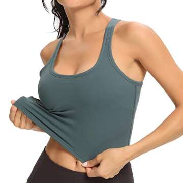 Lemedy Women's Racerback Workout Sports Bra - Stylish & Supportive