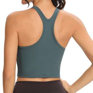 Lemedy Women's Racerback Workout Sports Bra - Stylish & Supportive