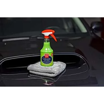 Griot’s Garage 10978 Ceramic 3-in-1 Wax 22oz, Easy-to-Use SiO2 Coating Providing Durable Protection & Long-Lasting Water Beading on Paint, Wheels, Plastic, Rubber Trim, Chrome, & More