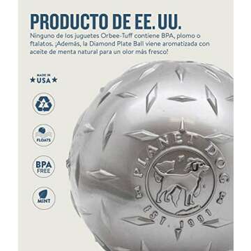 Durable Treat-Dispensing Orbee-Tuff Dog Toy