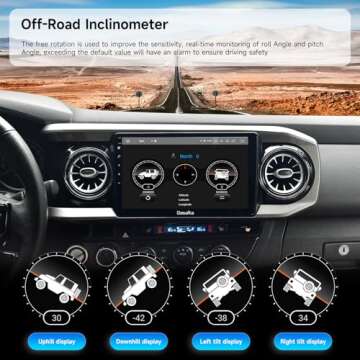 Dasaita Android 13 Car Stereo for Tacoma 2016-2022
