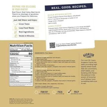 Augason Farms Pinto Beans 4-Gallon Pail, Emergency Food Supply, Everyday Meals, 253 Servings