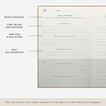 The Gratitude Journal for Daily Positivity and Mindfulness
