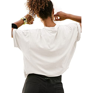 Women’s Summer Oversized Cropped Workout Tee
