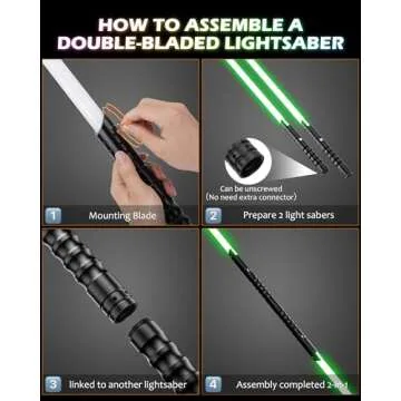 2 in 1 Dueling Lightsaber for Epic Battles