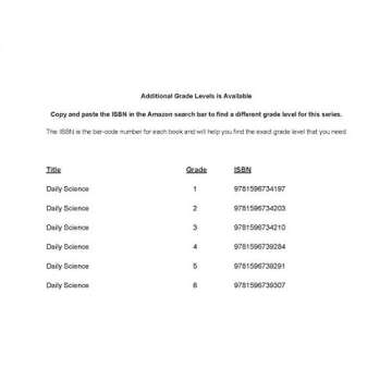 Daily Science: Grade 6+ (Daily Practice Books)