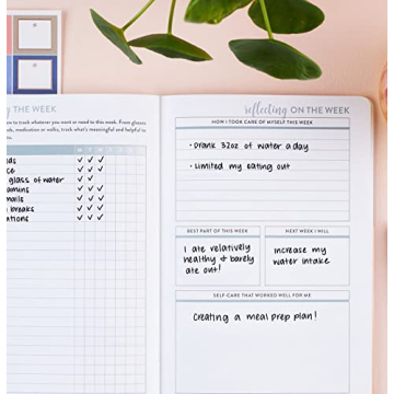 Self Care Journal Petite Planner for Mental Wellness and Reflection