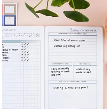 Self Care Journal Petite Planner for Mental Wellness and Reflection