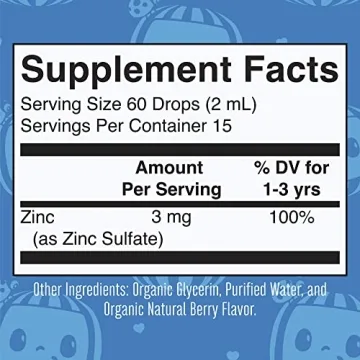 MaryRuth Organics Cocomelon Toddler Liquid Zinc | Sugar Free | USDA Organic | Kids Zinc Sulfate for Ages 1-3 | Immune Support Supplement for Children | Vegan | Non-GMO | Gluten Free | 1 Fl Oz
