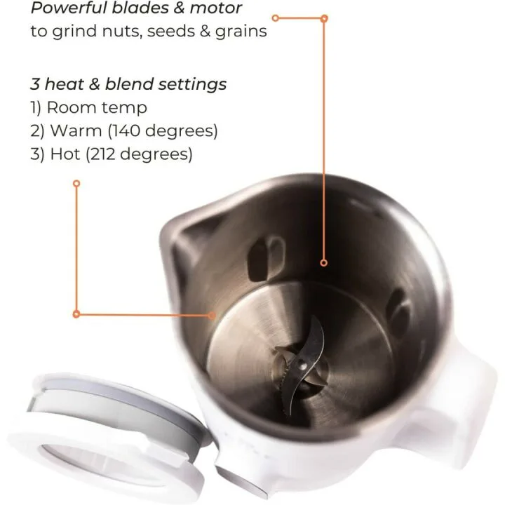 NUTR Nut Milk Maker - Automatic Plant-Based Milk Machine