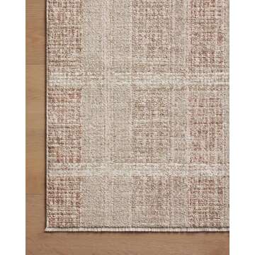Loloi Angela Rose Ember Collection EMB-02 Clay/Sand 5'-3" x 7'-6" Area Rug