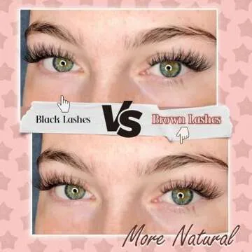 Mavphnee Brown Lash Clusters for Natural Beauty