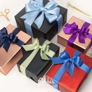 Ribbli Dusty Sage Satin Ribbon - Elegant Crafting Solution