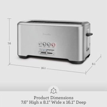 Breville Bit More Toaster 4 Slice Stylish and Functional