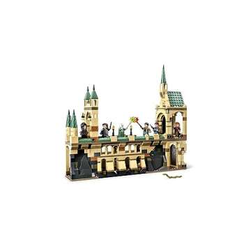 LEGO Harry Potter The Battle of Hogwarts Building Toy Set, Harry Potter Toy for Boys, Girls and Kids Ages 9+, Features a Buildable Castle Section and 6 Minifigures to Recreate an Iconic Scene, 76415