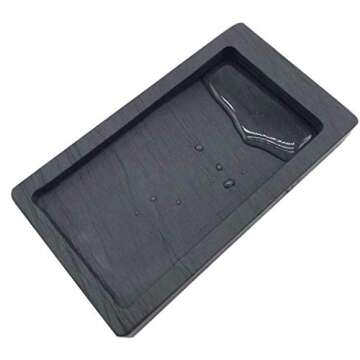 Easyou Chinese Calligraphy Natural Stone(Luowen Stone) She Ink Stone 5"