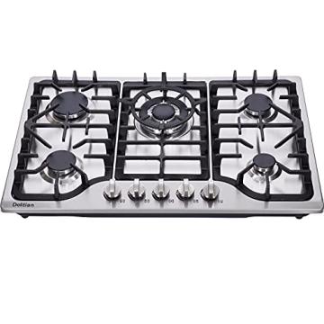 30 Inch Gas Cooktop Built-in 5 Burners for Easy Cooking
