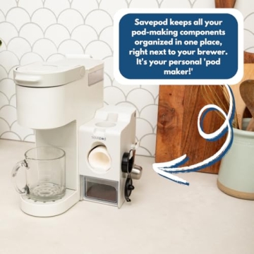 Savepod Reusable Coffee Pod Maker for Keurig