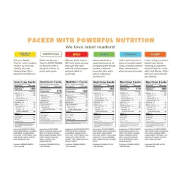 ELLA’S FLATS Everything All Seed Crisps - Gluten Free & Nutritious