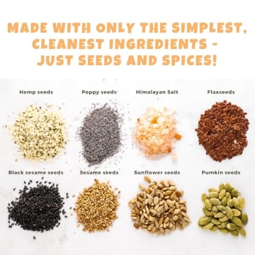 ELLA’S FLATS Everything All Seed Crisps - Gluten Free & Nutritious