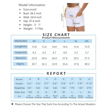 High Waist Yoga Shorts for Women with Tummy Control