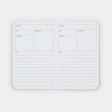 Word. Notebooks Adventure Log Pocket Travel Journal - Mini Notebook for Trips, Bullet Journals, Notepads (3 Pack)