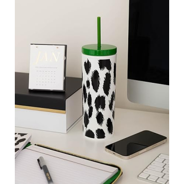 Kate Spade 24oz Leopard Print Insulated Tumbler