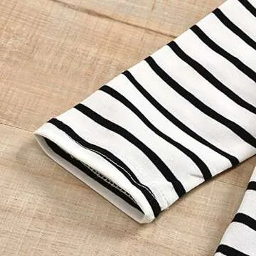 Toddler Baby Girls Kids Skirt Sets Long Sleeve Top + Ruffle Strap Suspender Dress Outfits Clothes