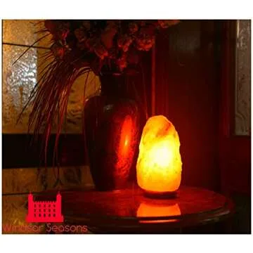 Windsor Seasons Himalayan Salt Lamp with Dimmable Switch