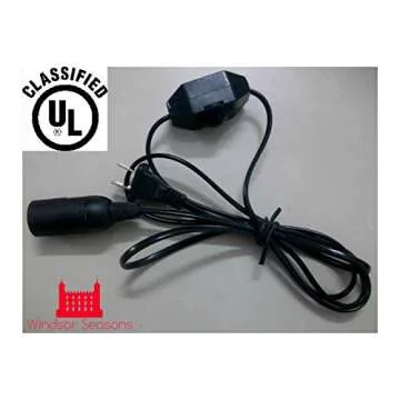 Windsor Seasons Himalayan Salt Lamp with Dimmable Switch