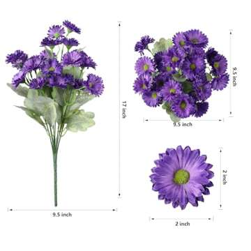 Realistic Artificial Dahlia Flowers for Outdoor Decor