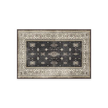 Ruggable Washable Area Rug, Verena Dark Wood - Elegant & Cozy