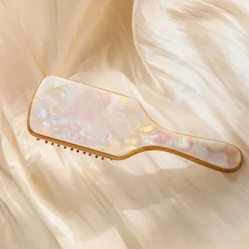 Bamboo Paddle Hair Brush for all hair types and gifting