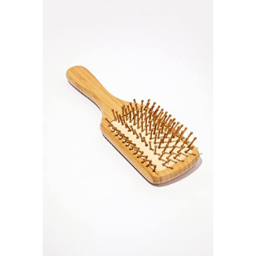 Bamboo Paddle Hair Brush for all hair types and gifting