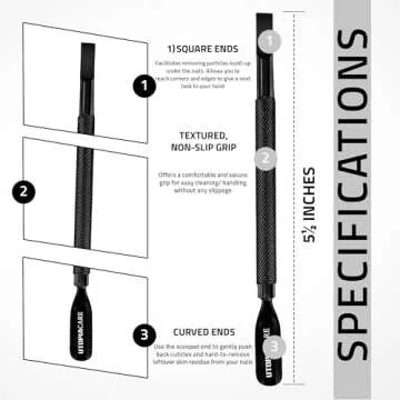Utopia Care Cuticle Pusher - Professional Nail Tool