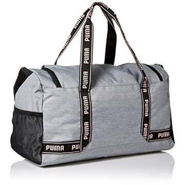 PUMA Women's Commute Duffel, Heather Gray, One Size