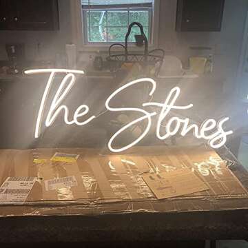 Jadetoad LED Neon Sign Customizable for Wedding Party Backdrop Photo Shoot Prop Home Decor, Personalized Unique Gift - Create Memorable Moments with Vibrant and Customized Illumination! (30")