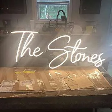 Jadetoad LED Neon Sign Customizable for Wedding Party Backdrop Photo Shoot Prop Home Decor, Personalized Unique Gift - Create Memorable Moments with Vibrant and Customized Illumination! (30")