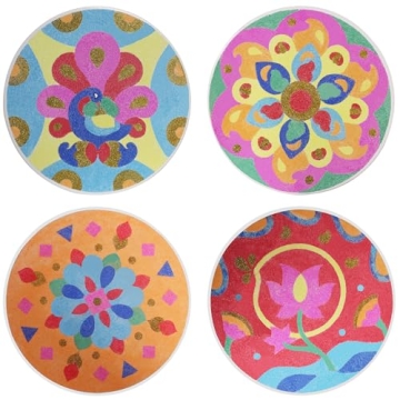Kulture Khazana Rangoli Mandala Sand Art Kit for Kids