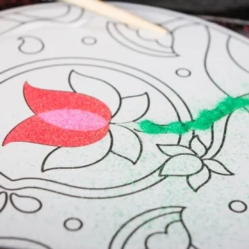 Kulture Khazana Rangoli Mandala Sand Art Kit for Kids