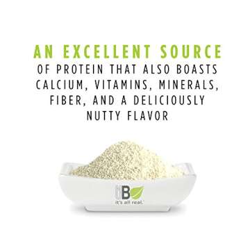 Nubeleaf Sesame Flour Protein Powder 16 Ounce Jar