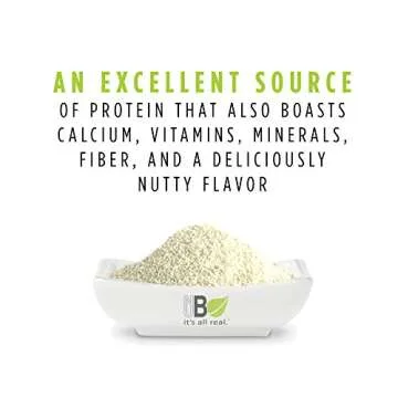 Nubeleaf Sesame Flour Protein Powder 16 Ounce Jar