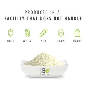 Nubeleaf Sesame Flour Protein Powder 16 Ounce Jar