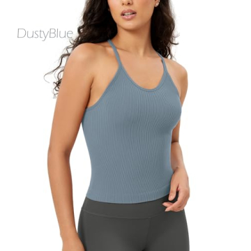 ODODOS Women's Seamless Cami Tops Soft Stretchy Comfort