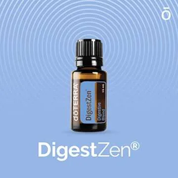 doTERRA DigestZen 15ml - Pure Essential Oil Digestive Blend with Peppermint, Ginger and Other Natural Oils to Help Reduce Gas, Indigestion and Upset Stomach