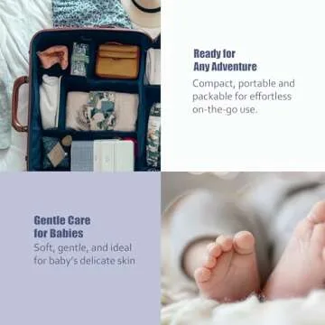 Ourmed Life Disposable Face Towels, 300 Count – Ultra Soft, Biodegradable Makeup Remover Wipes for Sensitive Skin, Clean Skincare Towels,Lint- free and Gentle Facial Towels for Daily Use，Dot texture