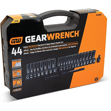 GEARWRENCH 44 Pc. Impact Socket Set for Mechanics