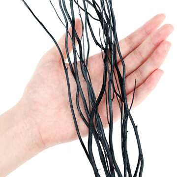 Xinnun 50 Pcs Curly Willow Branches for Elegant Home Decor