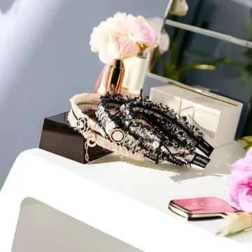 Chic Sluxa Pearl Hairband - Fashionable Designer Headbands